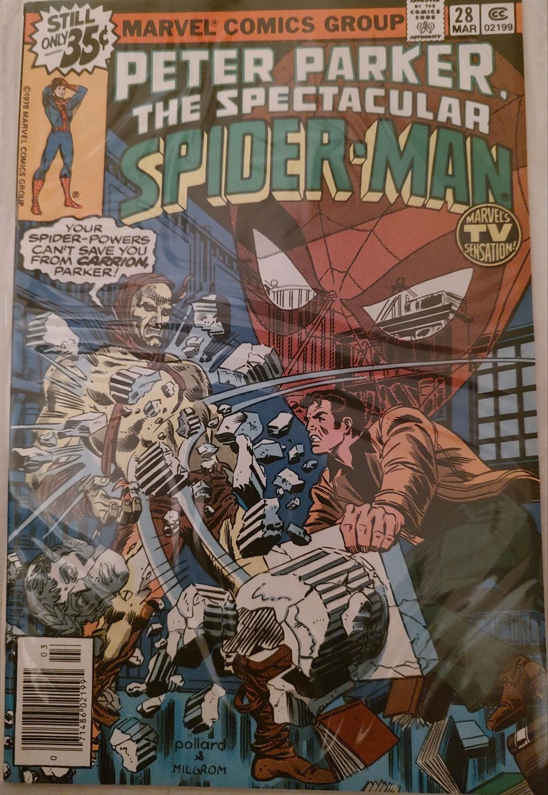 Peter Parker the Spectacular Spiderman #28 Comic Book Cover