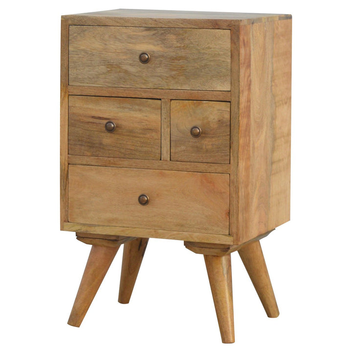 Nordic Style 4 Drawer Multi Nightstand Photo 3