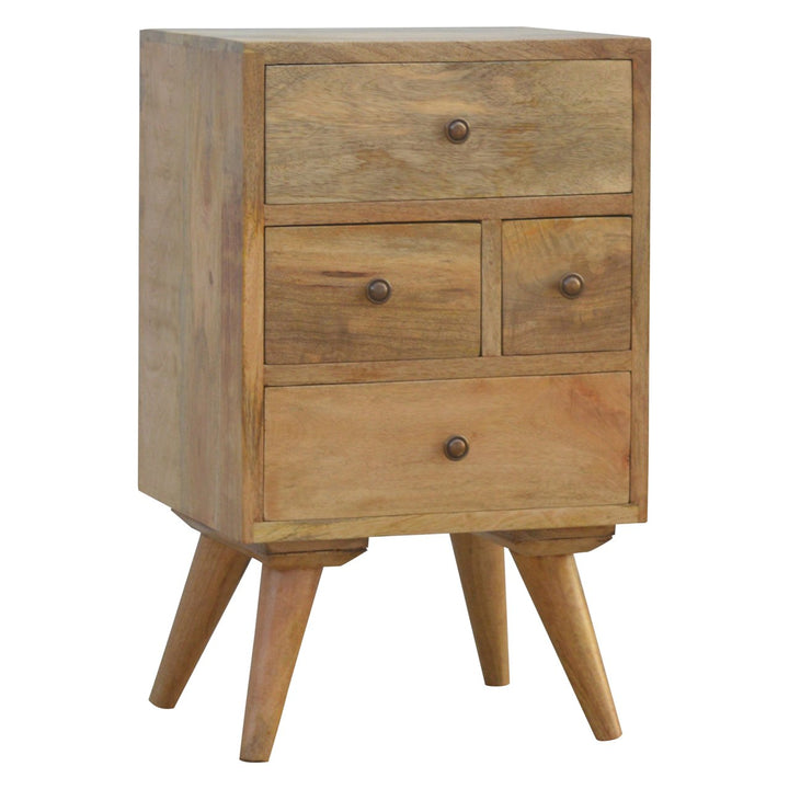 Nordic Style 4 Drawer Multi Nightstand Photo 2