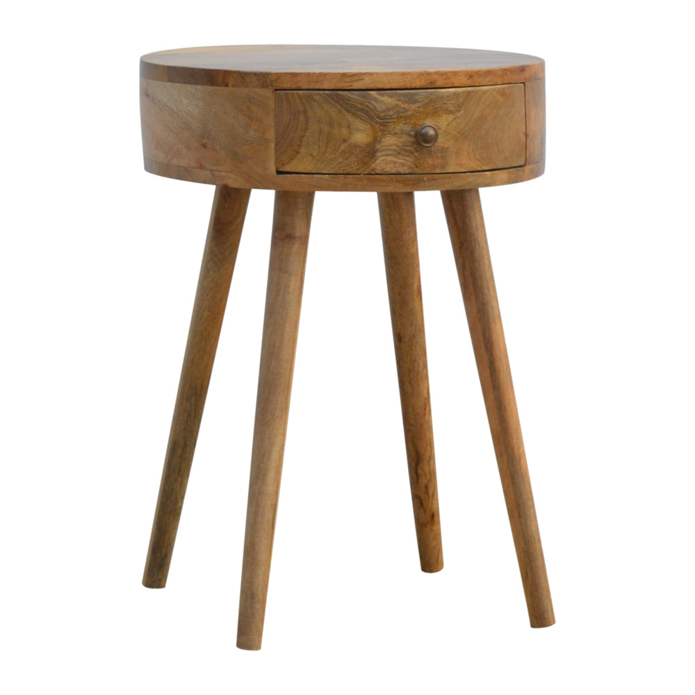 Nordic Circular Shaped Nightstand Photo 2