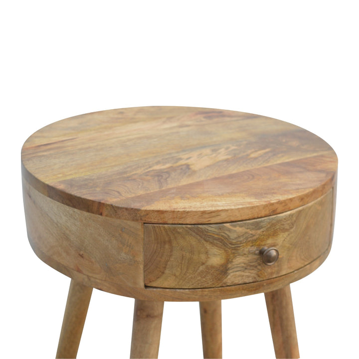 Nordic Circular Shaped Nightstand Photo 4