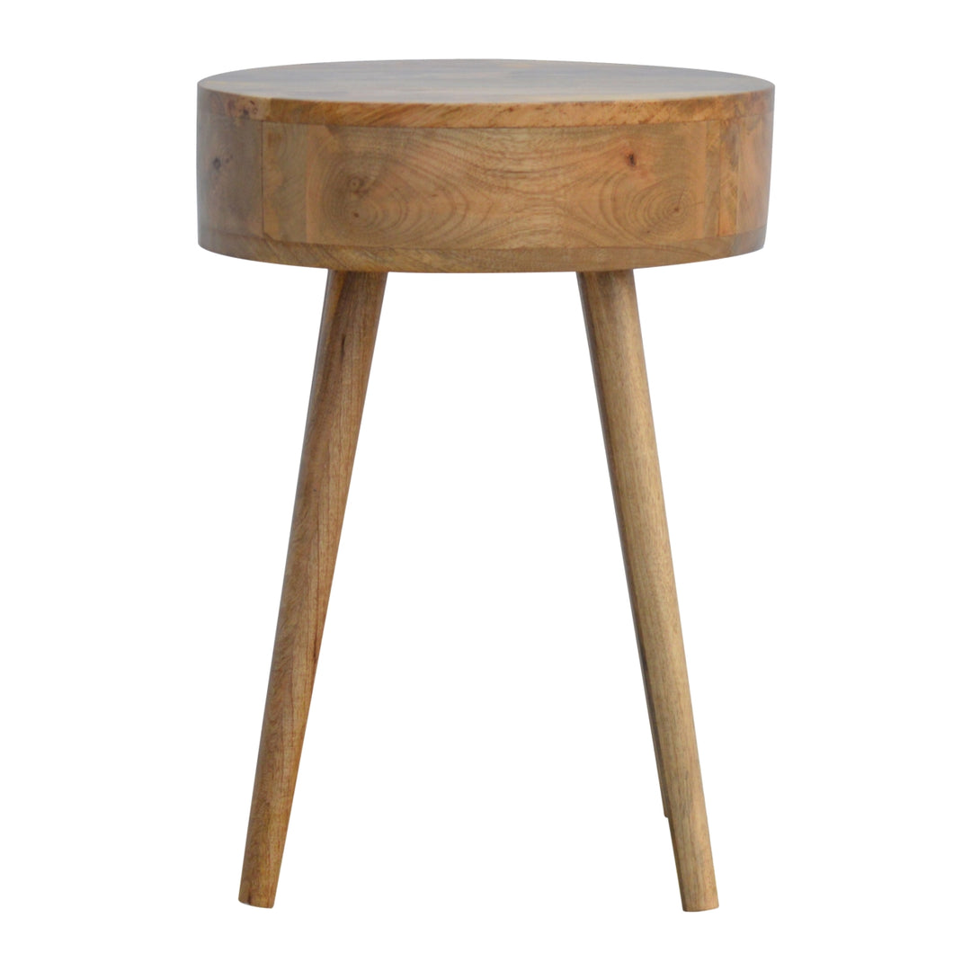 Nordic Circular Shaped Nightstand Photo 6