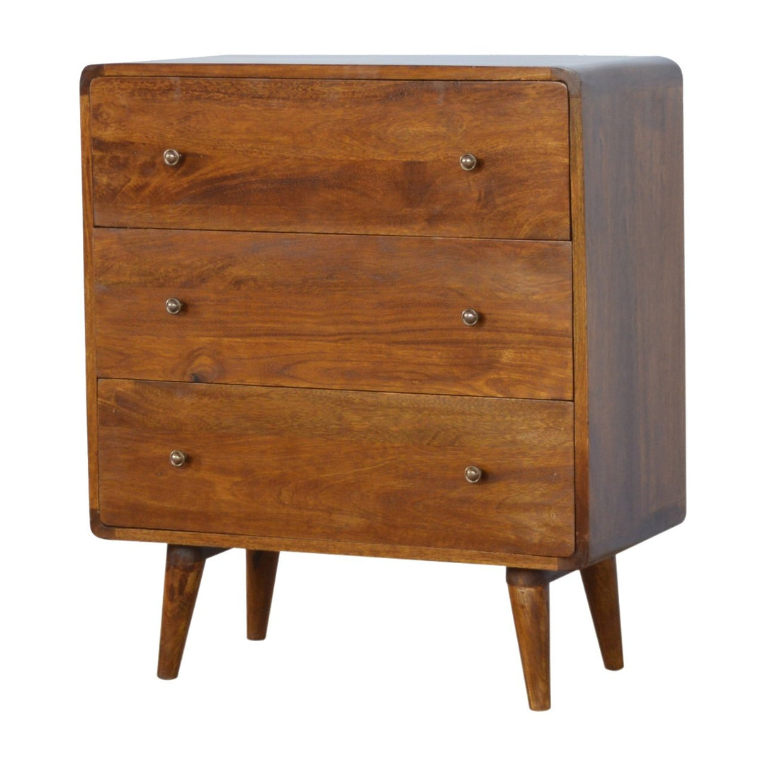 Curved Chestnut Chest Photo 3