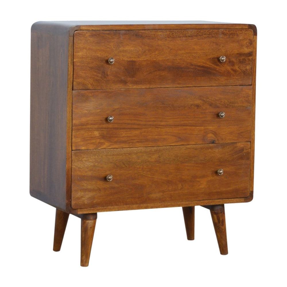 Curved Chestnut Chest Photo 2