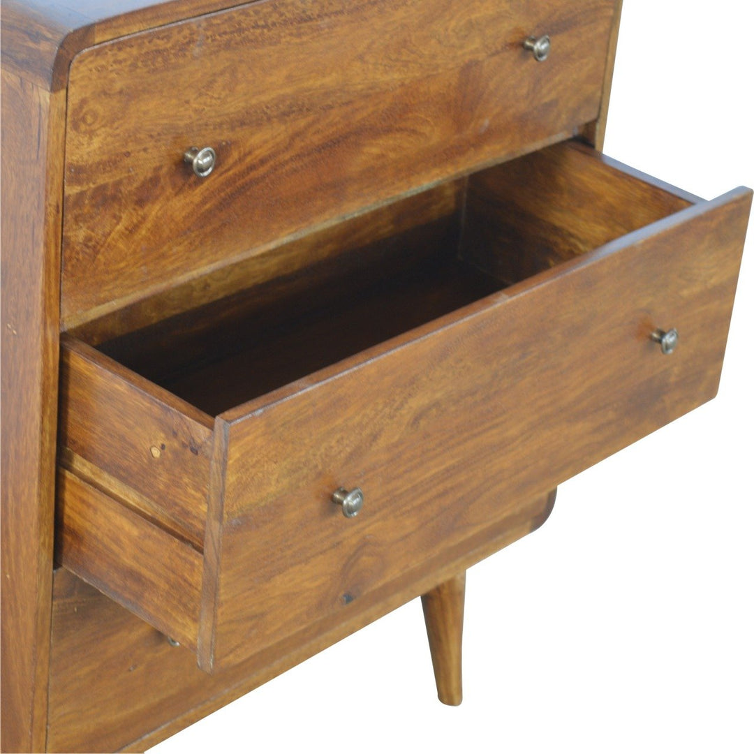 Curved Chestnut Chest Photo 6