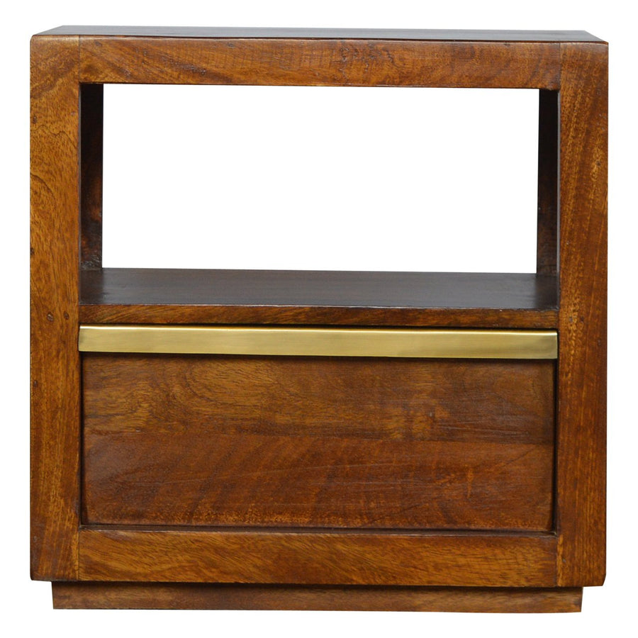 Gold Bar Chestnut Nightstand