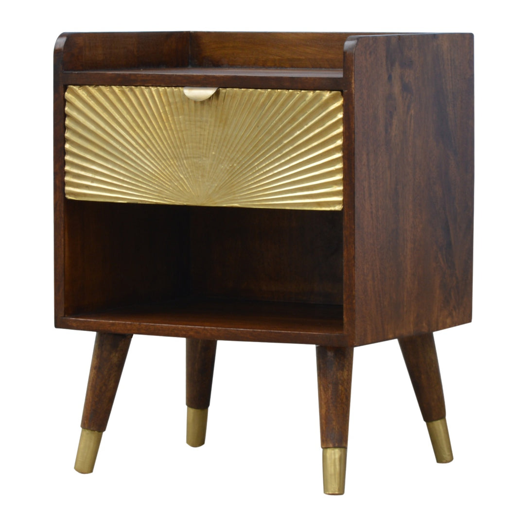 Manila Gold One Drawer Nightstand Photo 3