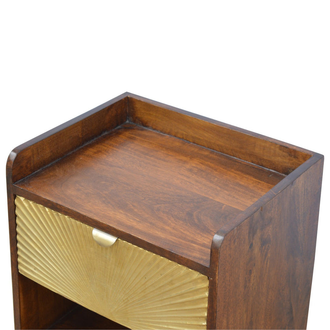 Manila Gold One Drawer Nightstand Photo 6