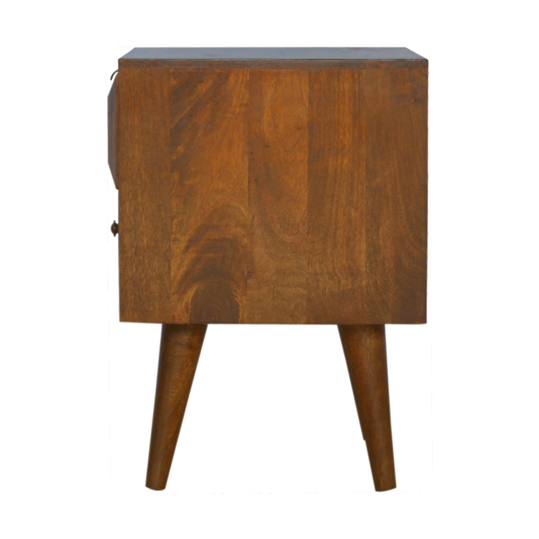 Chestnut Prism Nightstand Photo 8