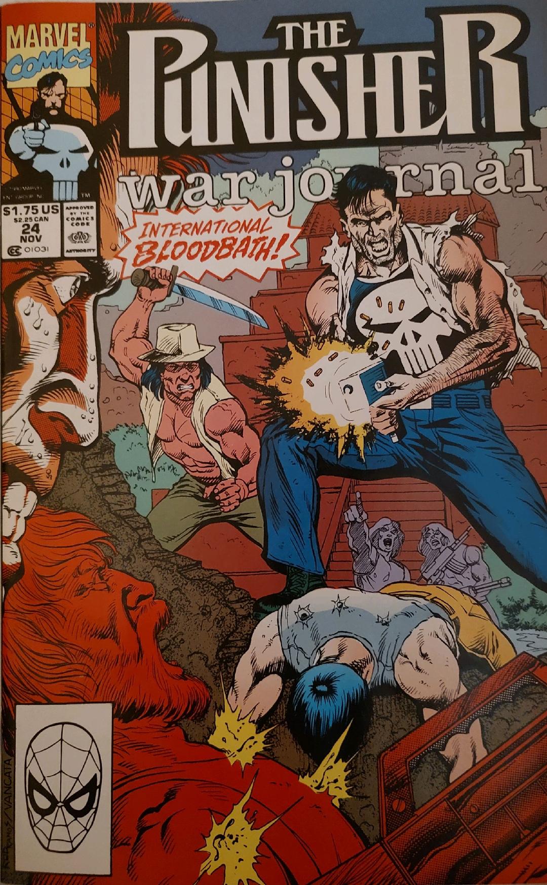 The Punisher War Journal #24 Comic Book Cover