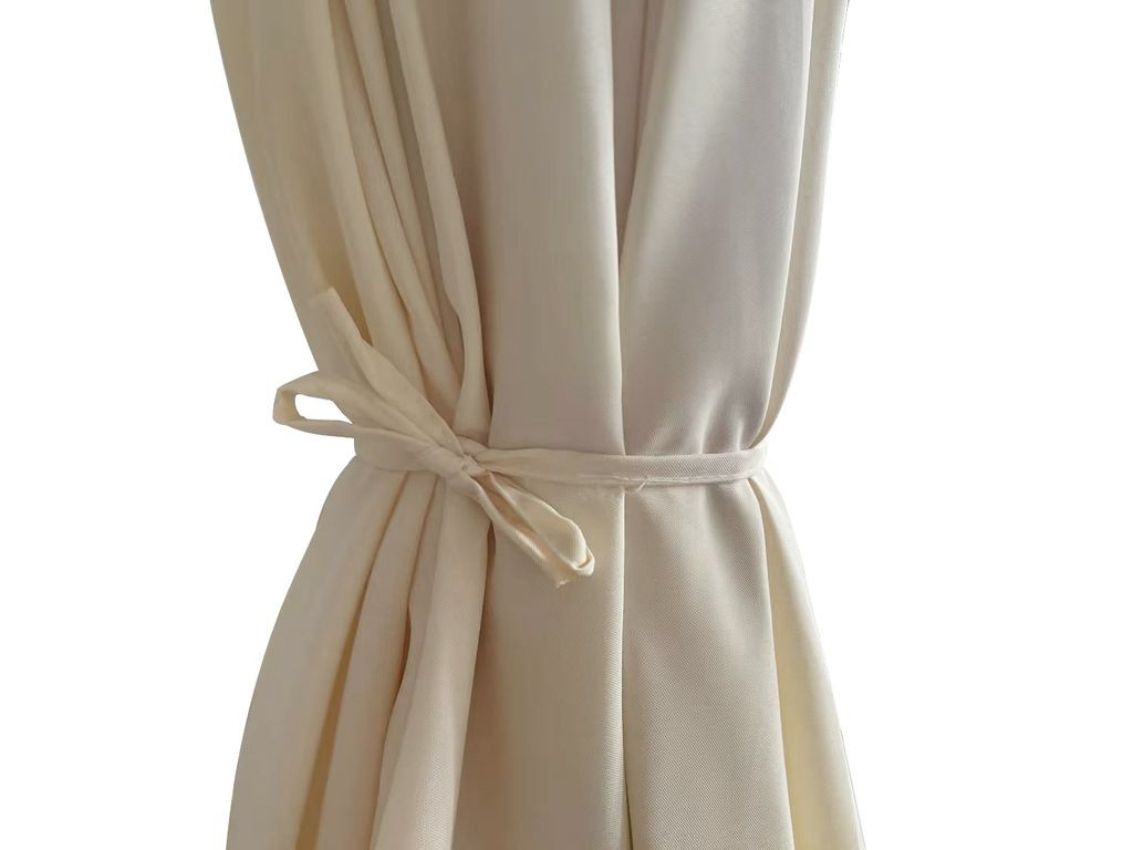 LeisureMod Willry Modern Outdoor 10 Ft Offset Cantilever Hanging Patio Umbrella with Solar Powered LED in Cream Material.