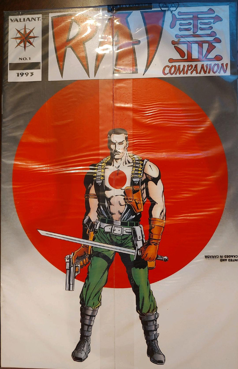 RAI #1 Companion (Sealed original bag) Comic Book Back Cover