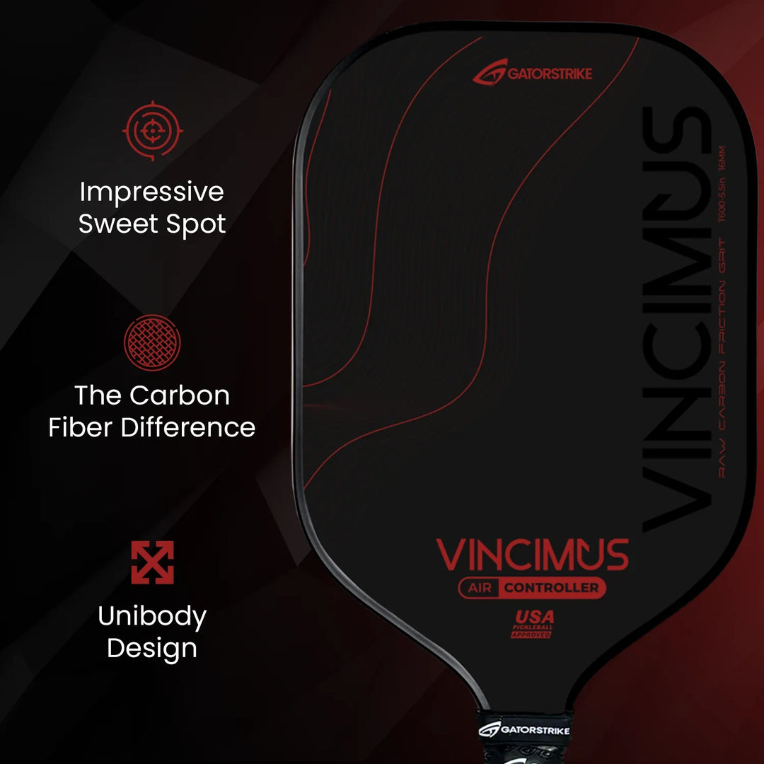GATORSTRIKE™ Vincimus Air Controller Pickleball Paddle Red