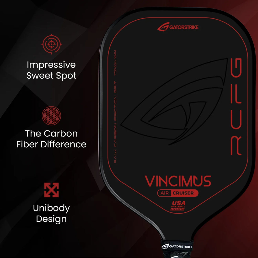 GATORSTRIKE™ Vincimus Air Cruiser Pickleball Paddle Red