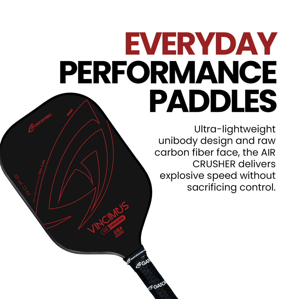 GATORSTRIKE™ Vincimus Air Crusher Pickleball Paddle Details.