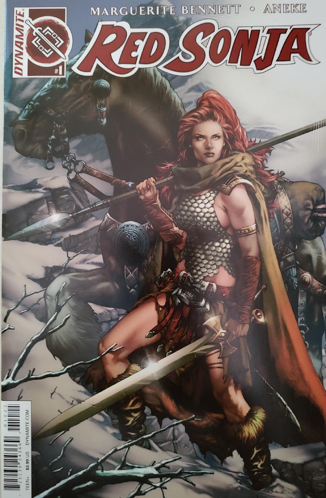 Red Sonja #1 Volume 6 Comic Book Cover