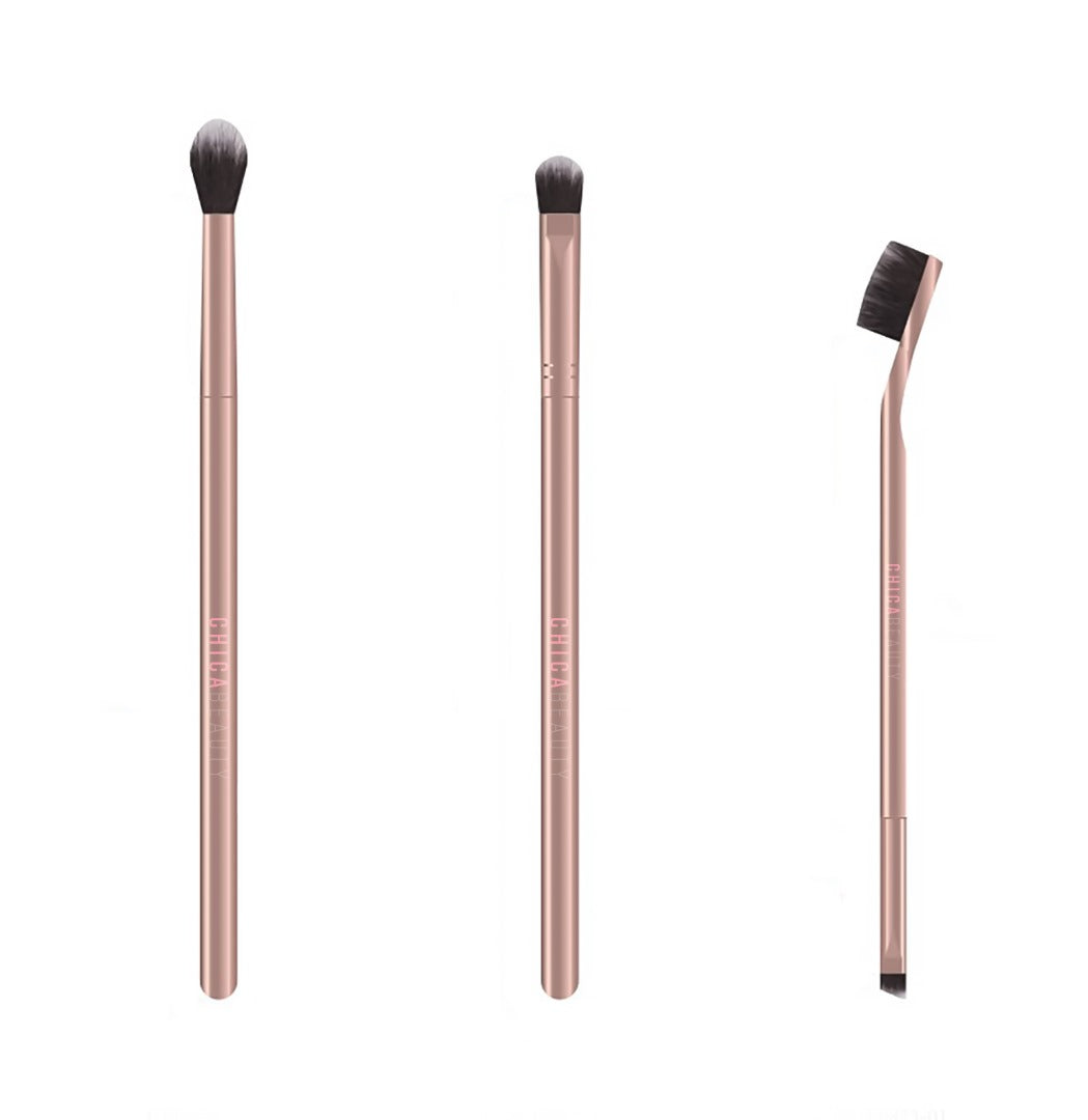 Brush Set in Rose Gold (3 brushes)