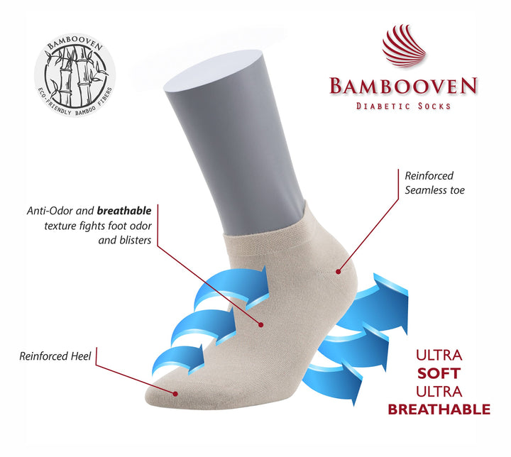 Women’s Bamboo Ankle Socks 3-Pack - 451 Description.