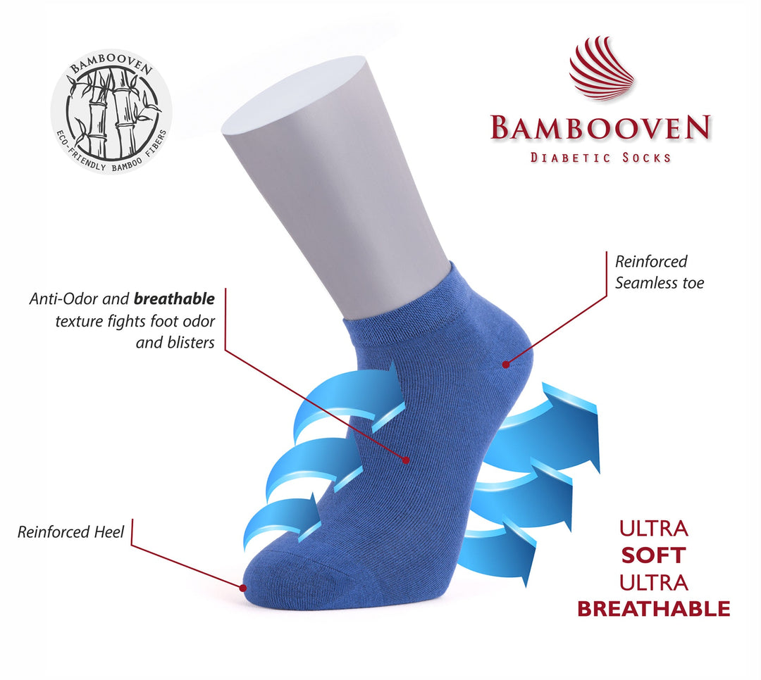 Bambooven Men’s Bamboo Lightweight Dress and Trouser Socks – (6 Pack) 634 Description.