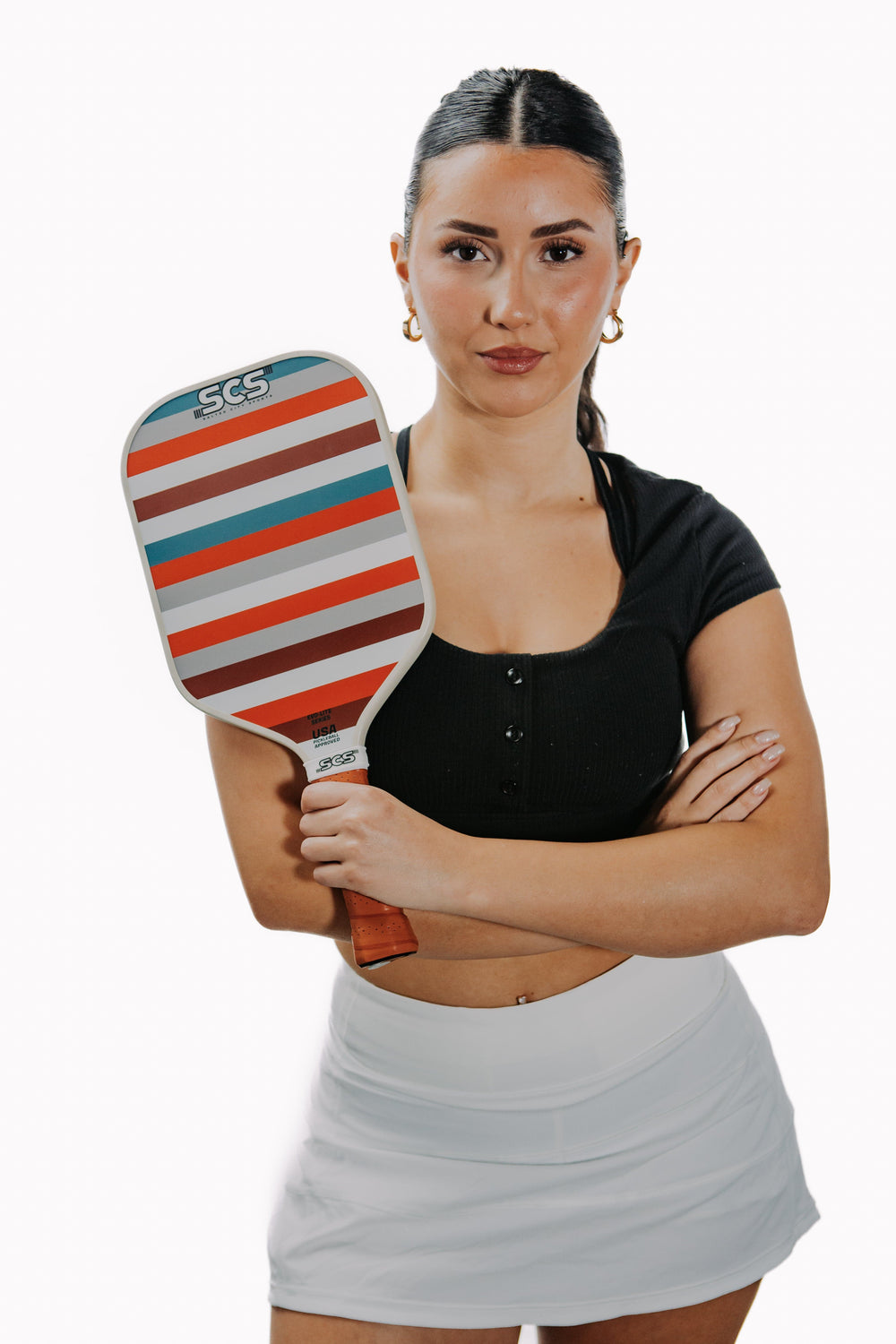 Slade Evo-Lite Series Pickleball Paddle with Model.