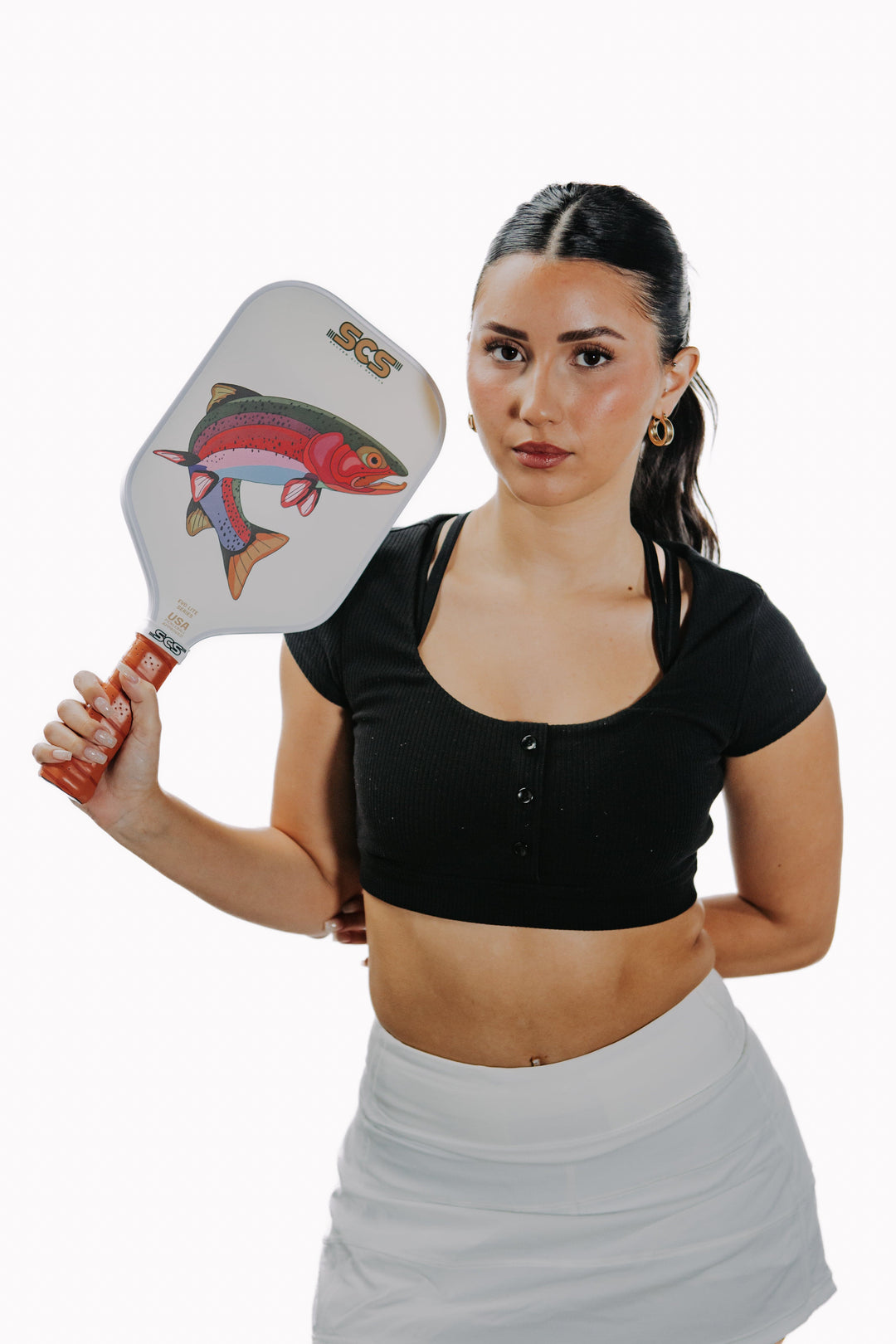 Bow Evo-Lite Series Pickleball Paddle with Model.