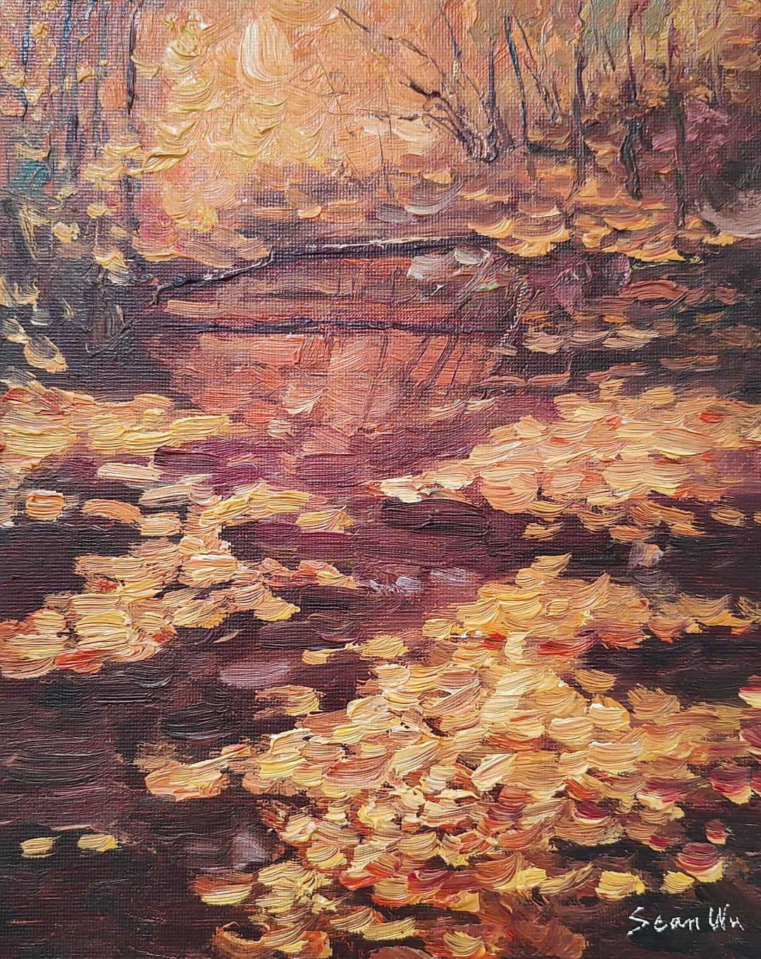 Sean Wu Fall Landscape Painting Front Photo