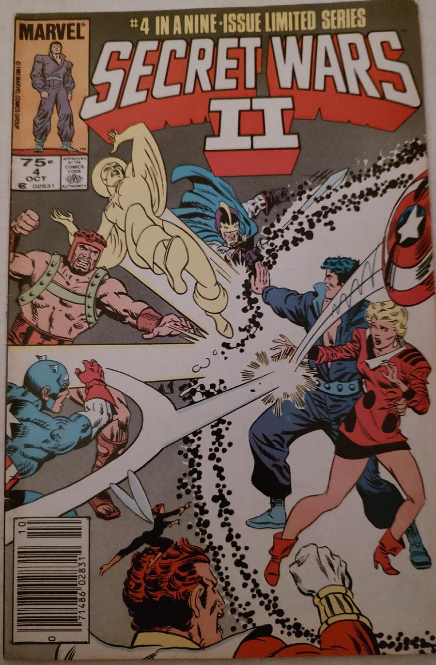 Secret Wars II #4 Comic Book Cover