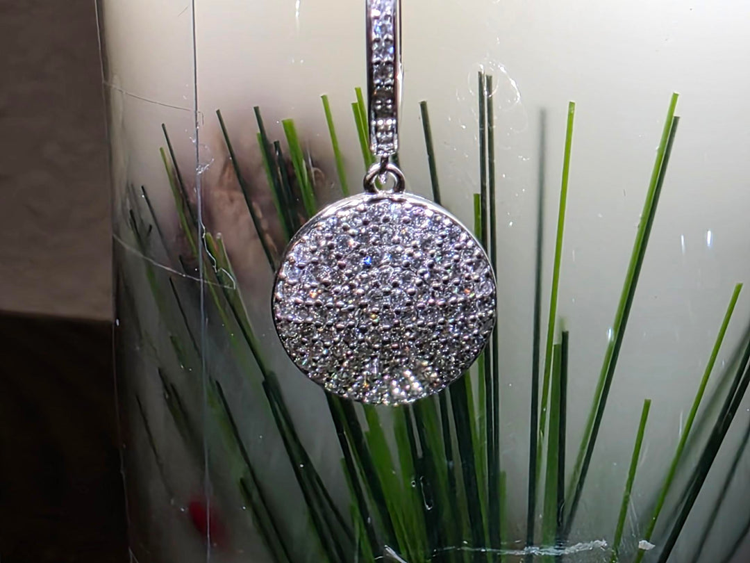 Shiny Disco Ball Earrings - Fabulous Sparkle Day or Night