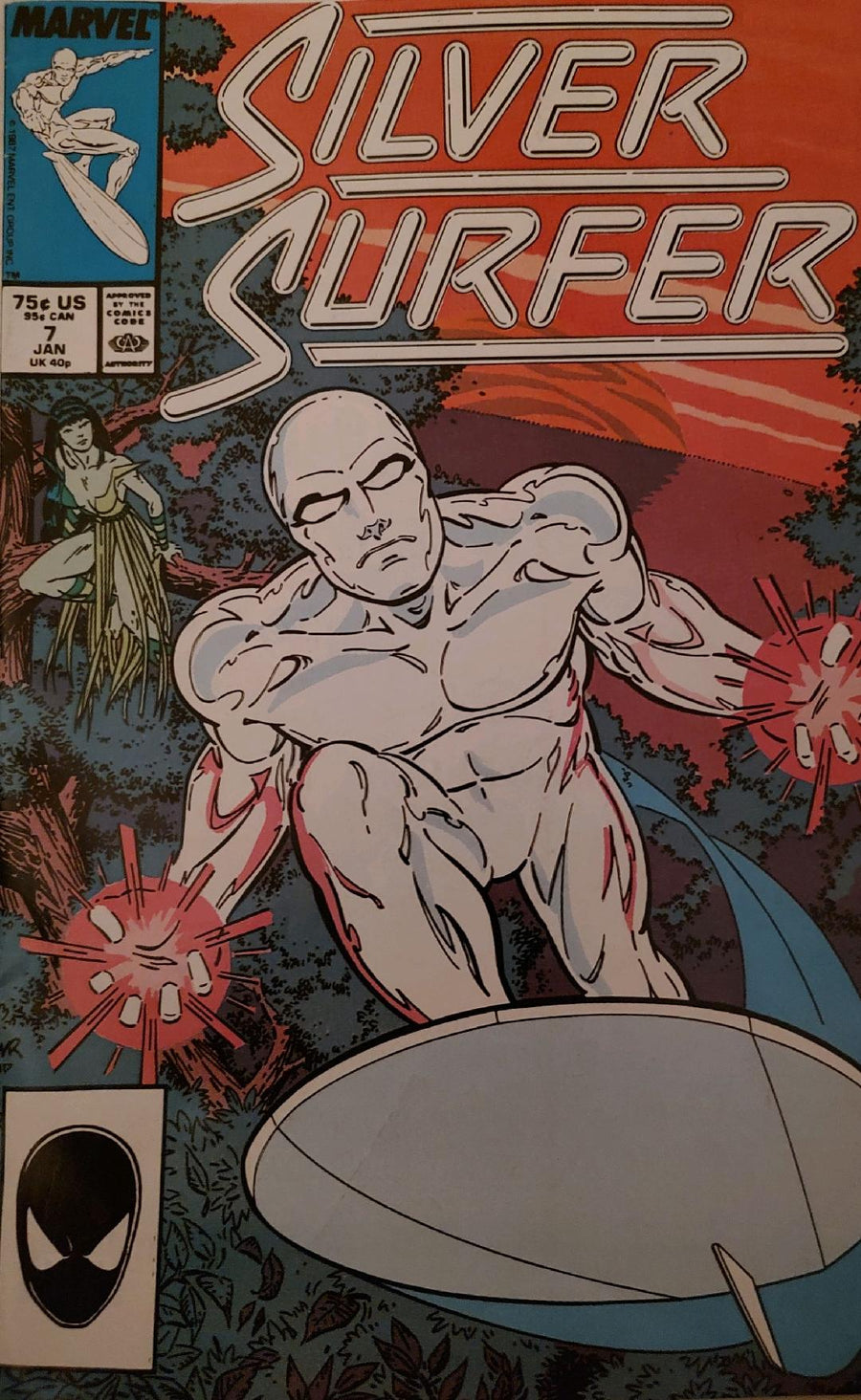 Silver Surfer #7 Comic Book Cover