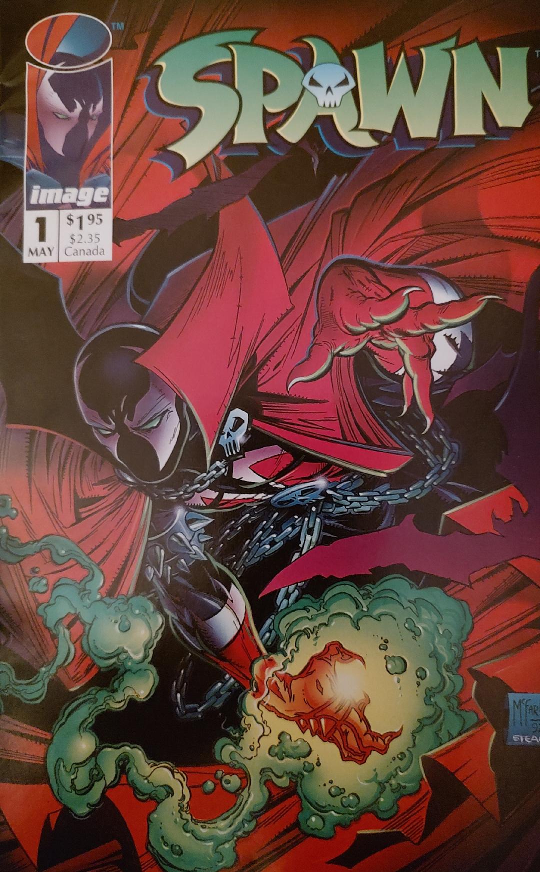 Spawn #1 Comic Book Cover