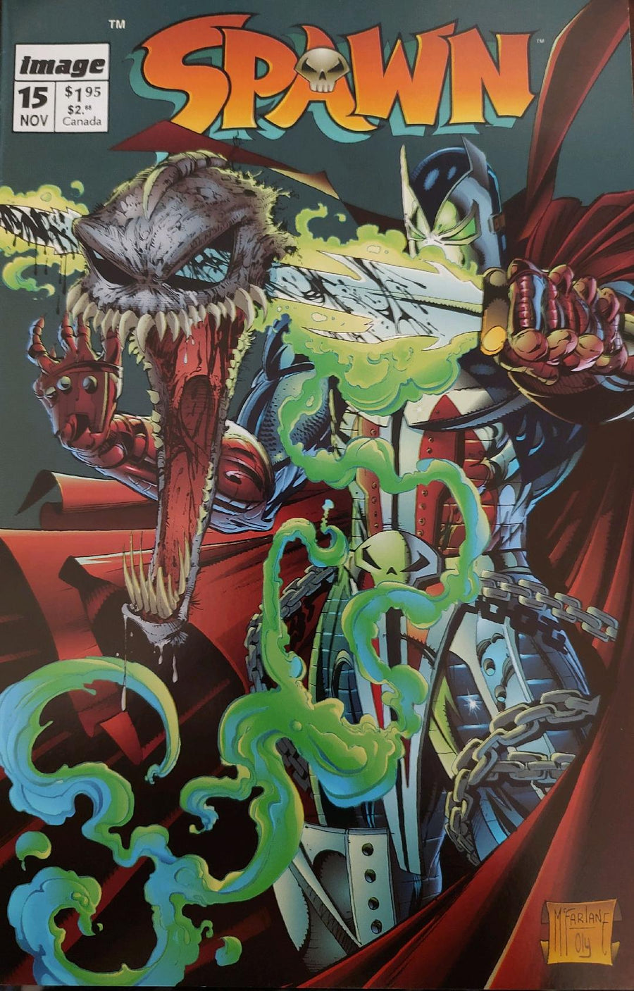 Spawn #15 Comic Book Cover