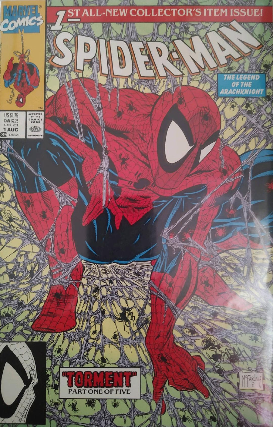 Spiderman #1 Comic Book Cover