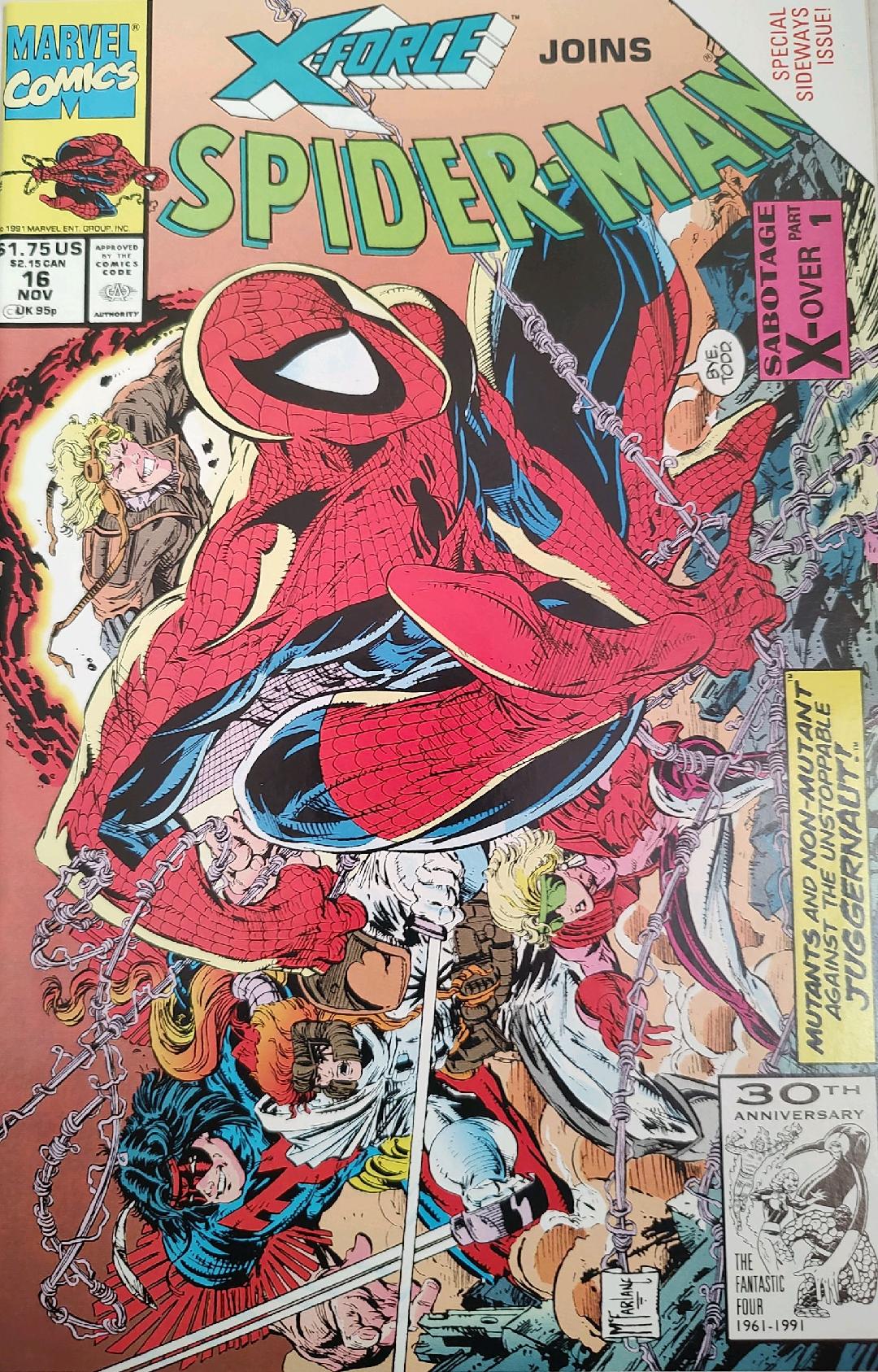 Spiderman #16 Comic Book Cover