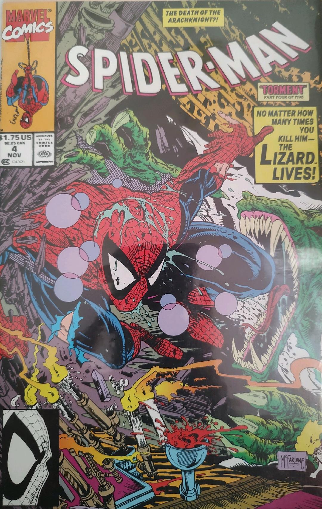 Spiderman #4 Comic Book Cover