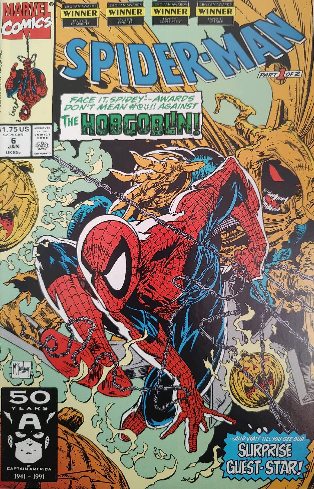 Spiderman #6 Comic Book Cover