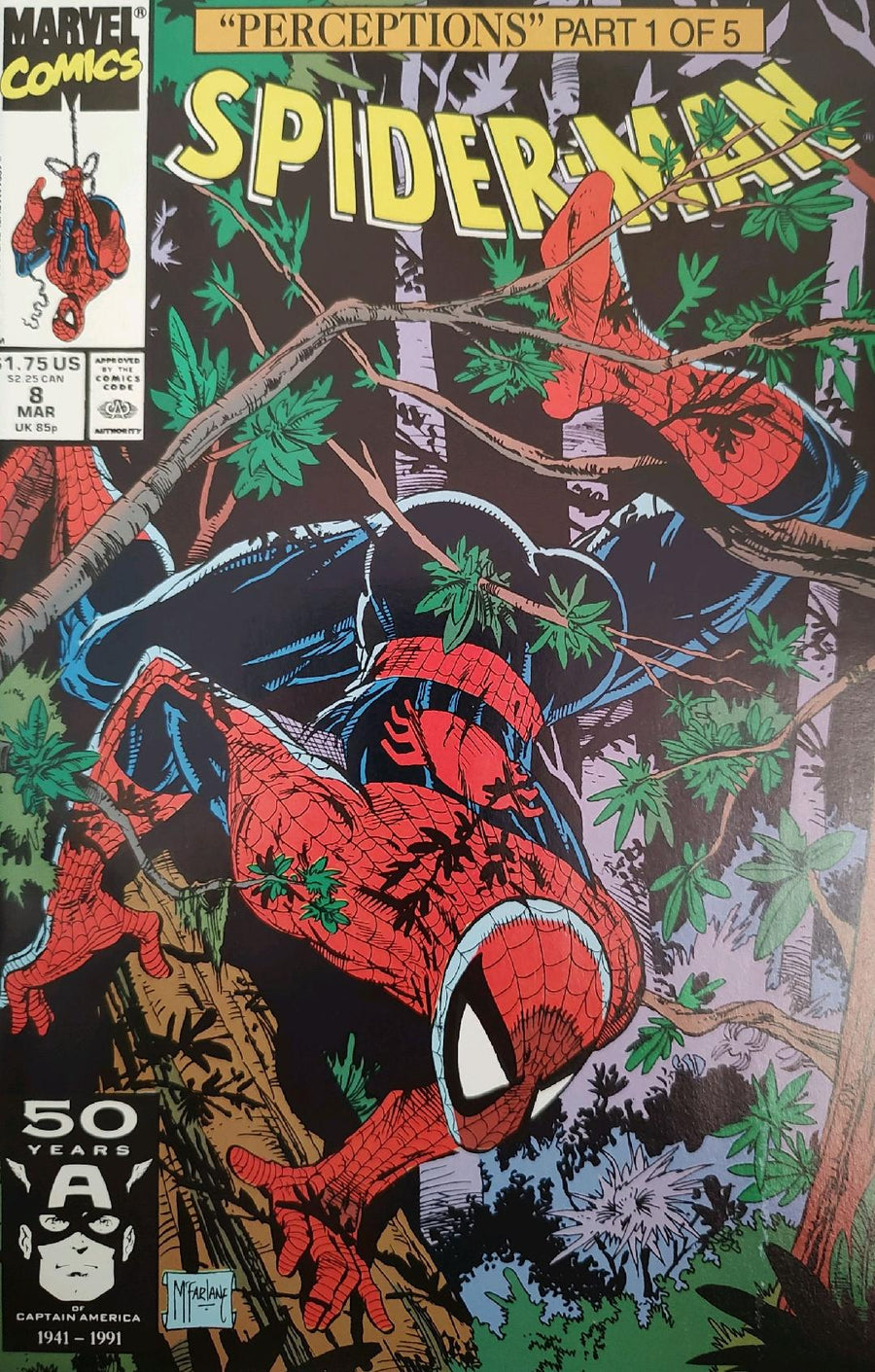 Spiderman #8 Comic Book Cover