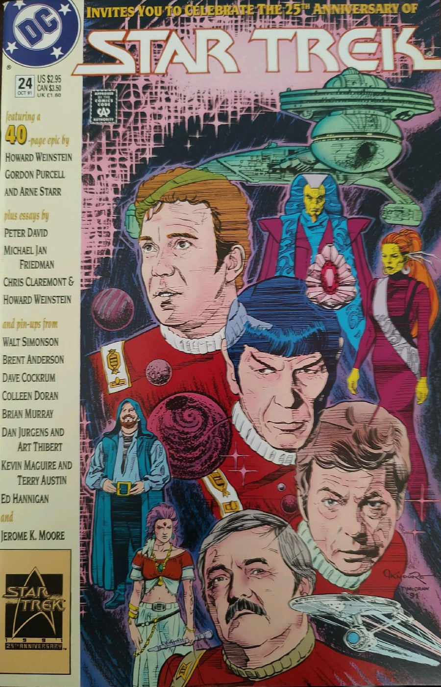 Star Trek #24 Comic Book Cover