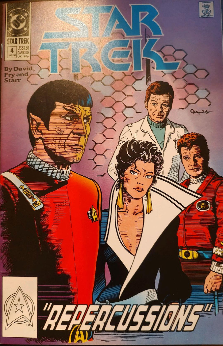 Star Trek #4 Comic Book Cover