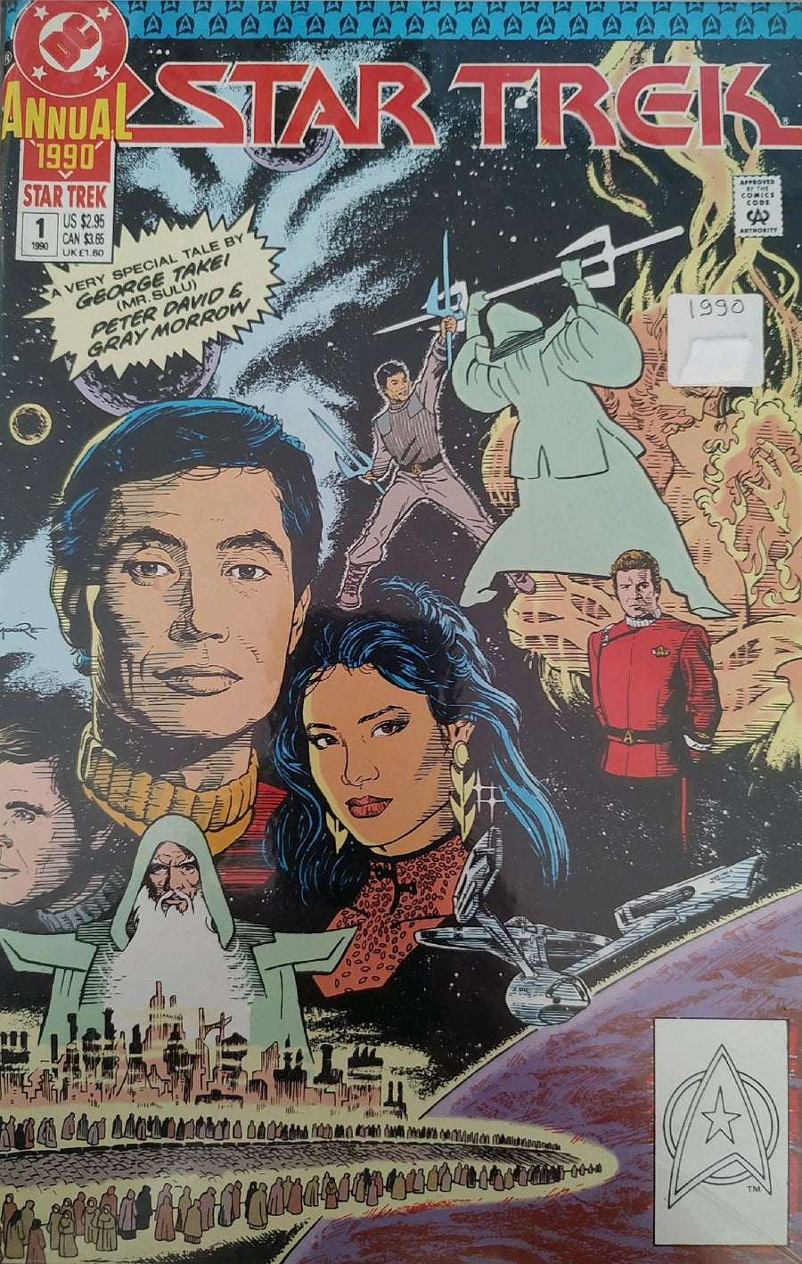 Star Trek Annual #1 1990 Comic Book Cover