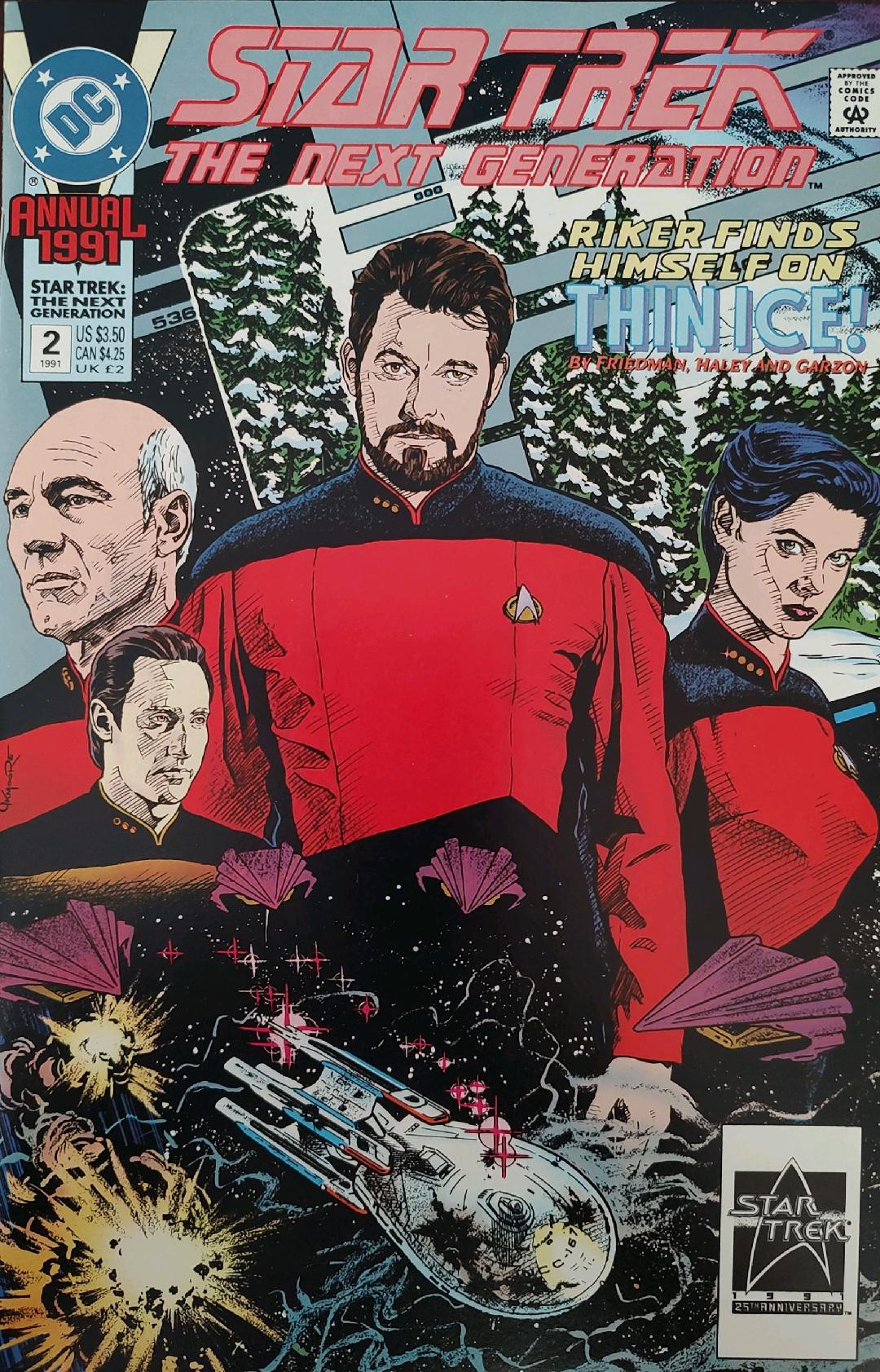 Star Trek The Next Generation Annual #2 1991 Comic Book Cover