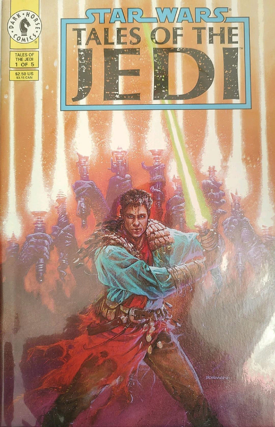 Star Wars Tales of the Jedi #1 Comic Book Cover