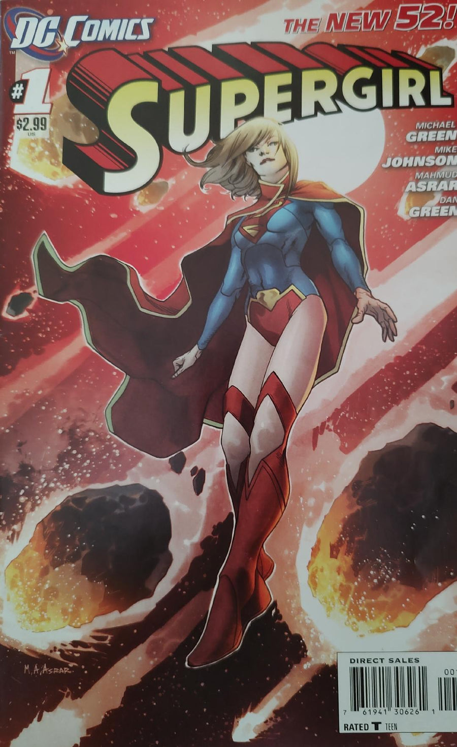 Supergirl #1 Volume 6 2nd Print Comic Book Cover