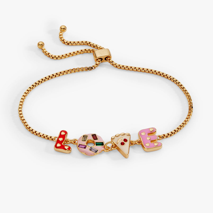Sweet Shop 'Love' Adjustable Bolo Bracelet