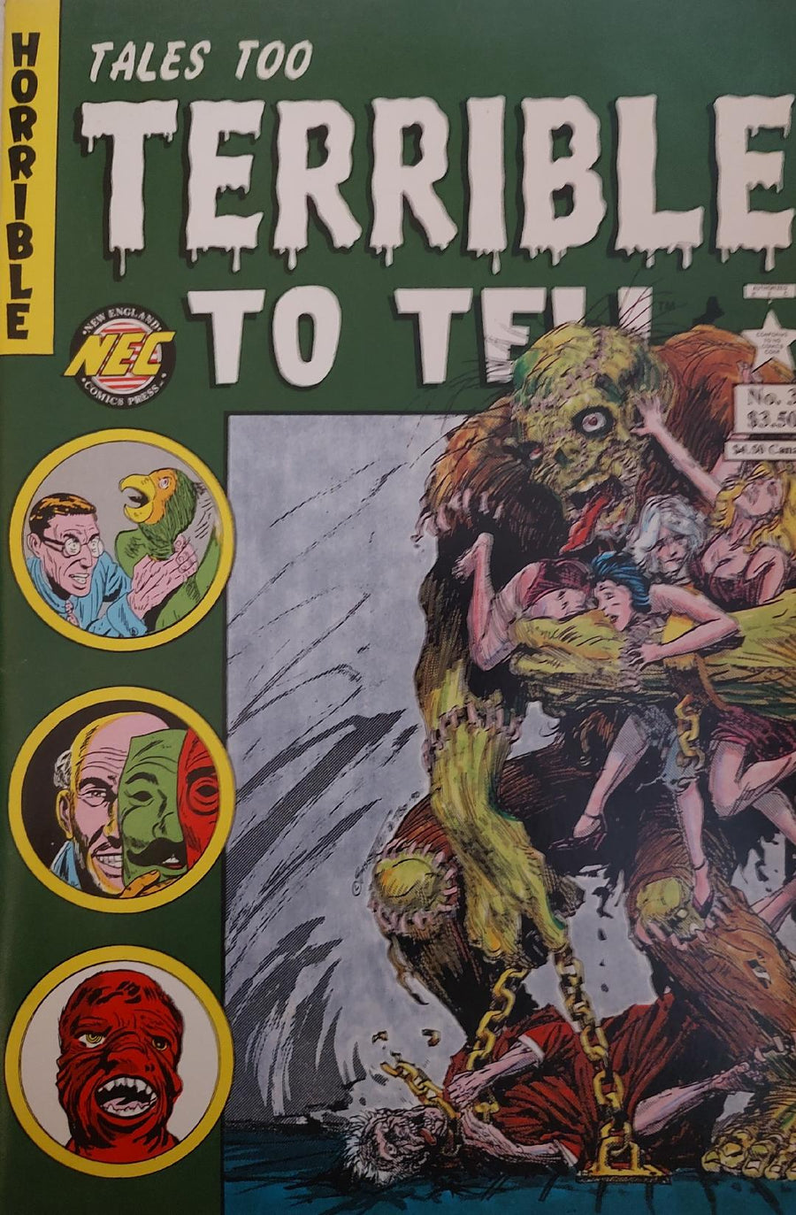 Tales Too Terrible to Tell #3 Comic Book Cover