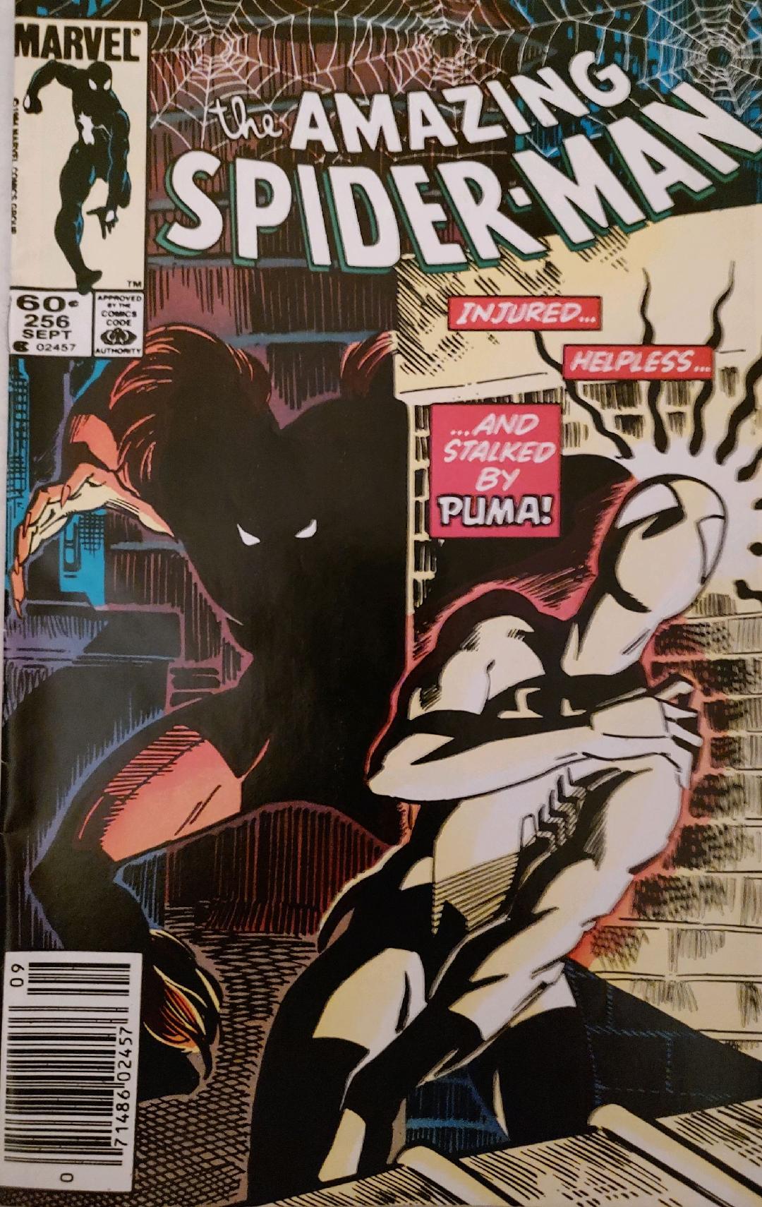 The Amazing Spiderman #256 Comic Book Cover