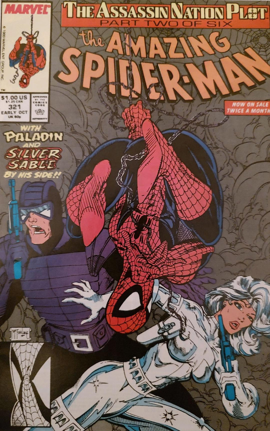 The Amazing Spiderman #321 Comic Book Cover