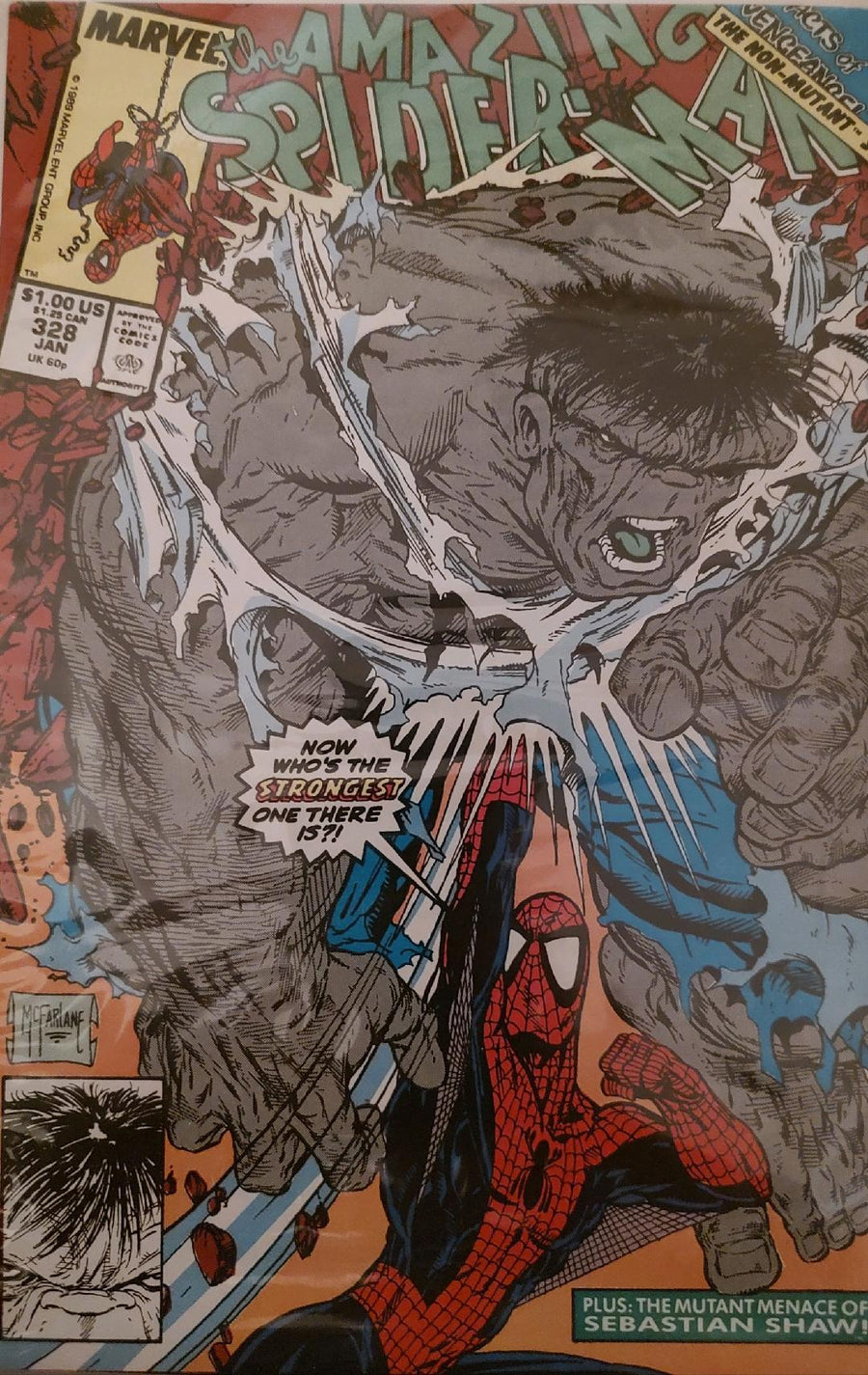 The Amazing Spiderman #328 Comic Book Cover