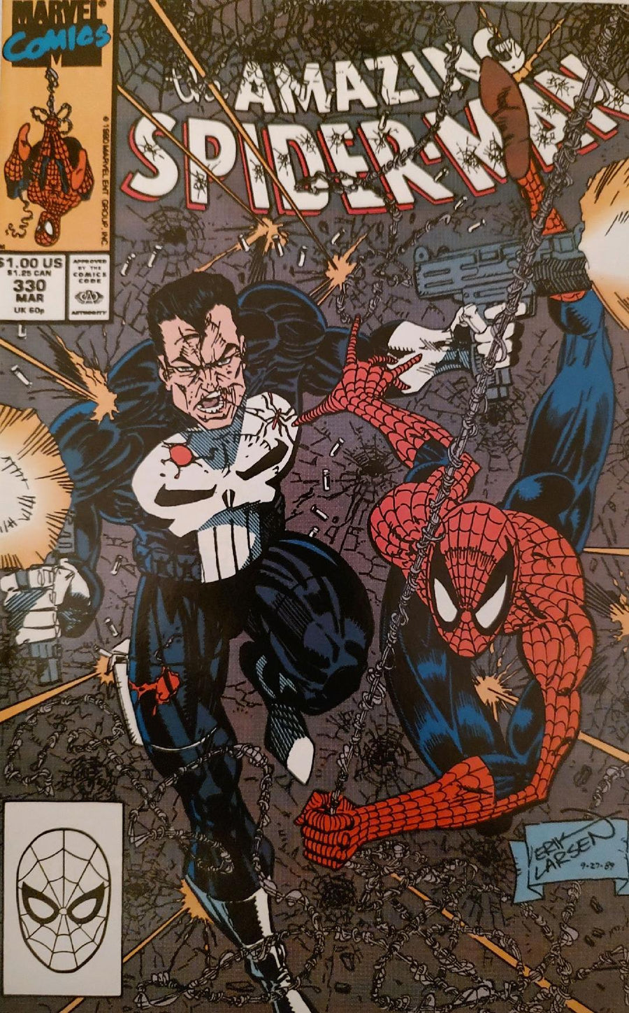 The Amazing Spiderman #330 Comic Book Cover