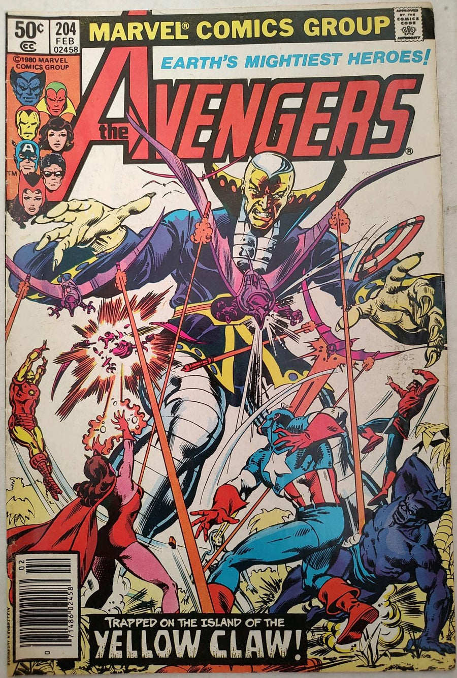 The Avengers #204 Comic Book Cover