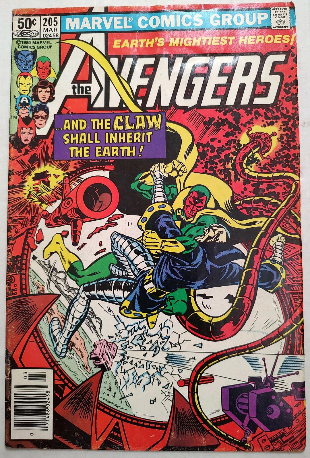 The Avengers #205 Comic Book Cover